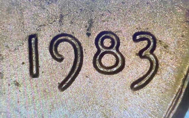 1983-Lincoln-Penny--Cracked-Skull,-Multiple-Die-Cracks