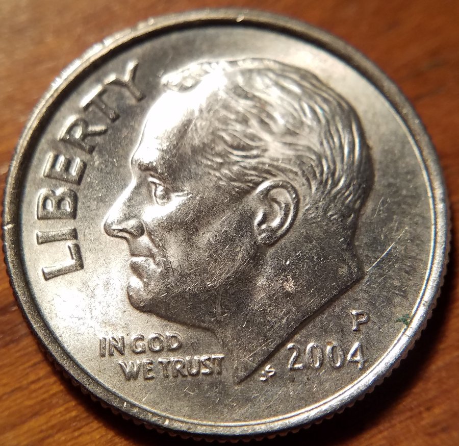 2004-P-Dime-With-Faint-Reverse