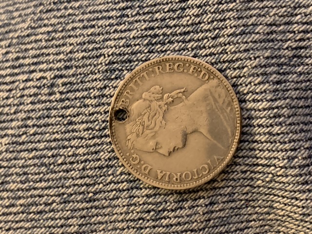 1874-Farthing-But-Appears-Silver.