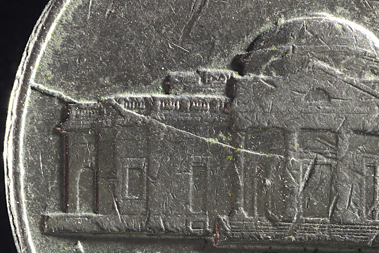 1996-P-5c-Struck-Through-Split-Capped-Die-&-RRDC