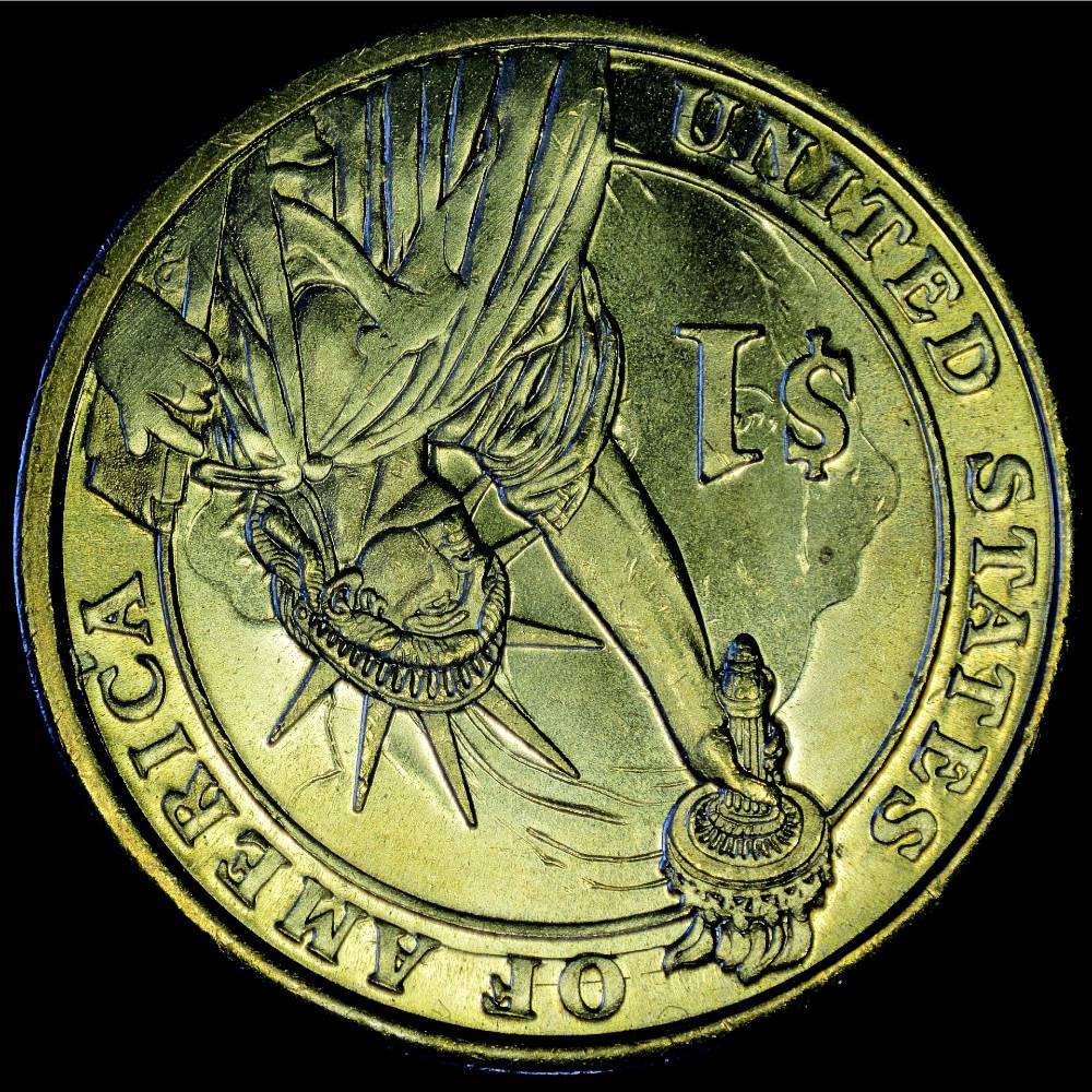 2007-$1-George-Washington-Major-Clashed-Dies-&-Thin-Planchet