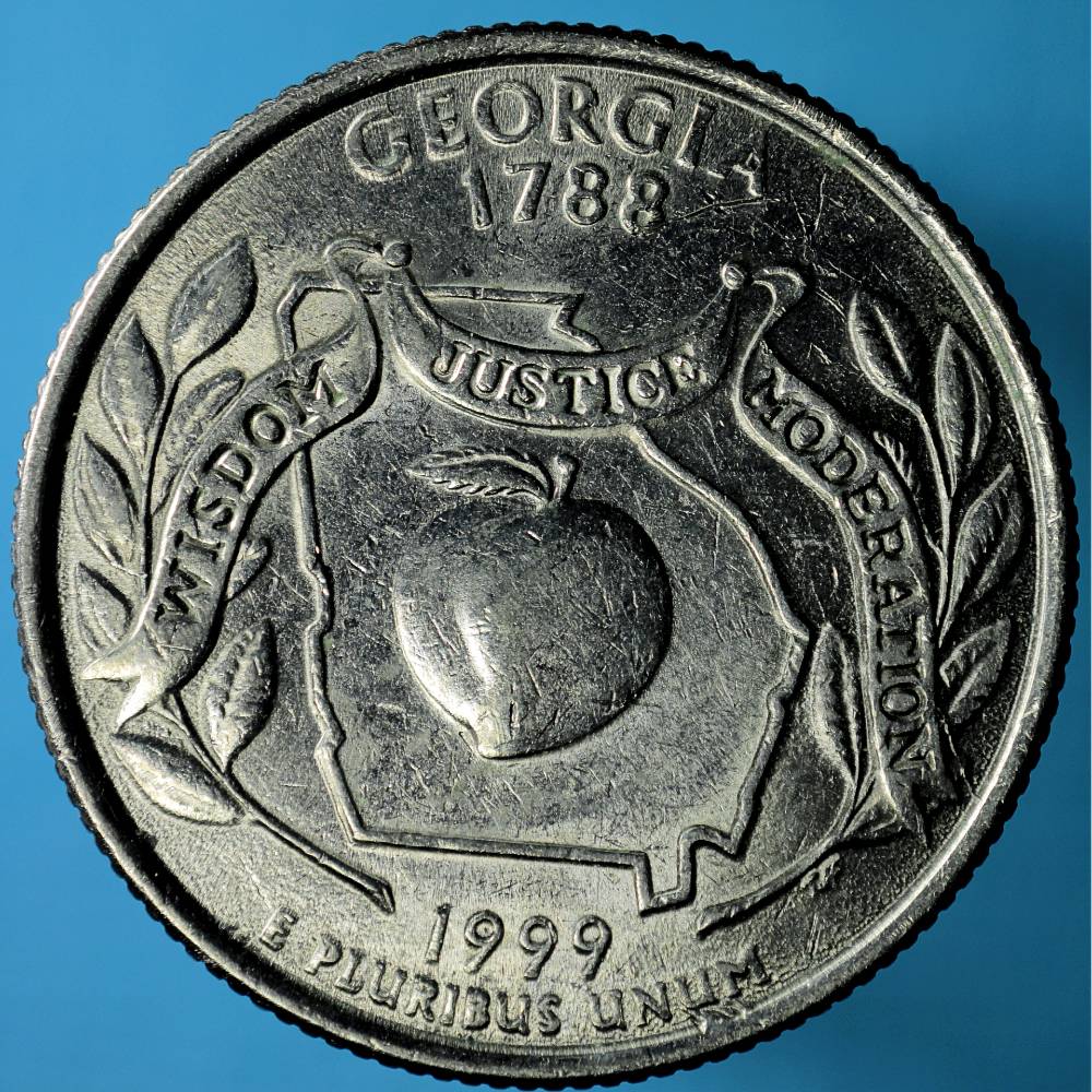 1999-P-25c-Georgia-Rim-Cud-&-Collar-Clash