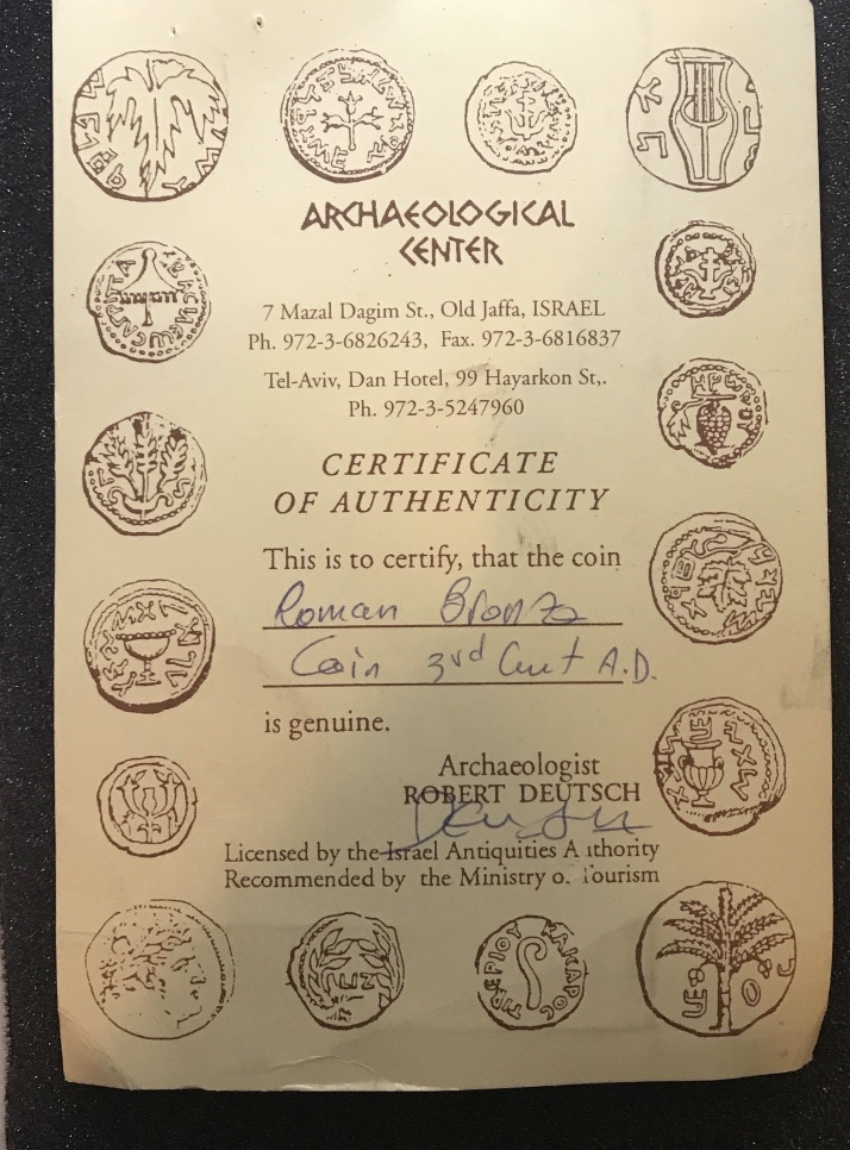 Roman-Bronze-Coin-From-3RD-Century-Ad--Authentication