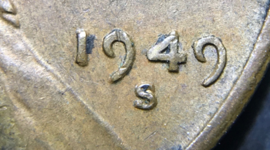 1949-S-Lincoln-Wheat-Cent--Doubled-Die-Obverse-Blunt/Pointed-9