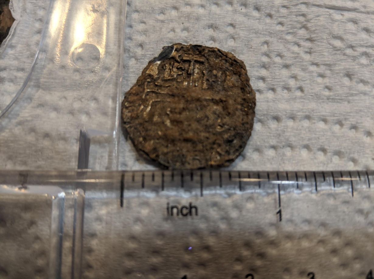 Coin-Found-Metal-Detecting--Spanish?-Id:-Repro-Spanish-Cob