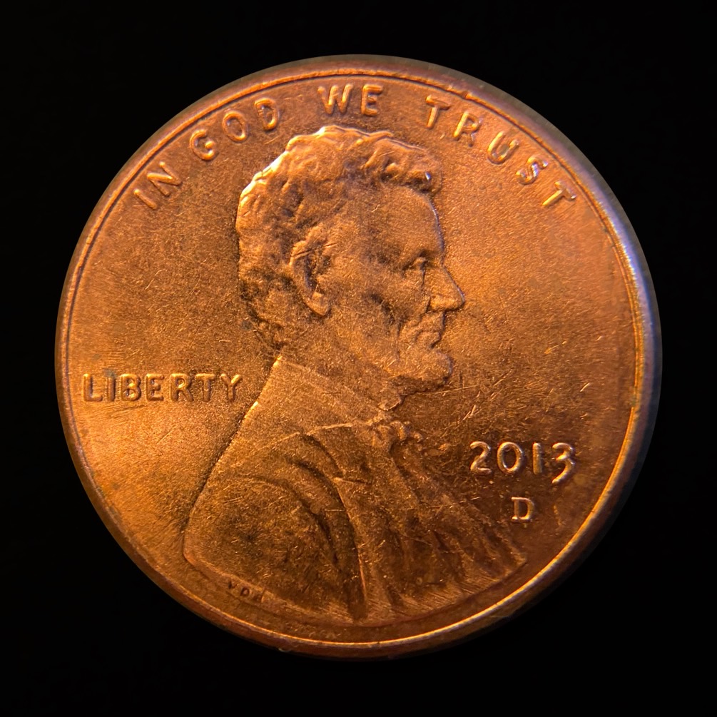 2013-D-Lincoln-Cent--Struck-Through-Detached-Rim-Burr