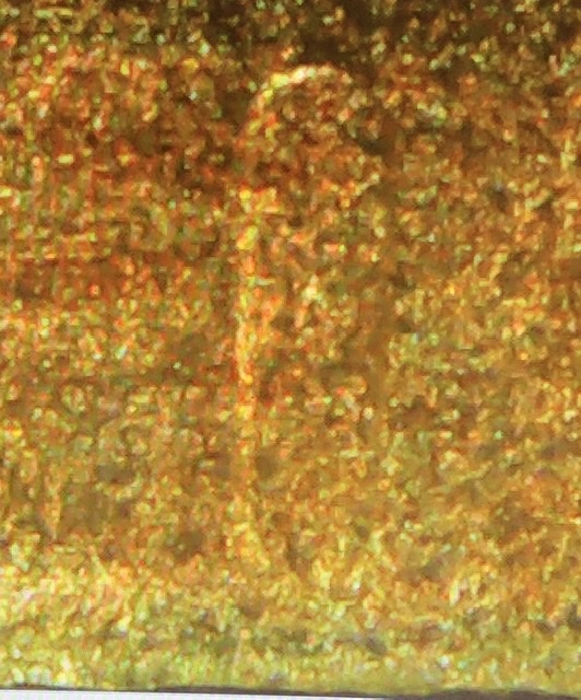 2019-D-Sacajawea-One-Dollar-Coin-Weird-Marks,-Extra-Letters-On-Edge-Of-Coin