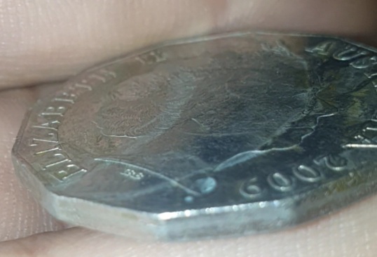 2009-50-Cent-Coin-Help,-Is-This-A-Planchet-Flaw-/-Lamination-Or-Some-Sort-Of-PMD