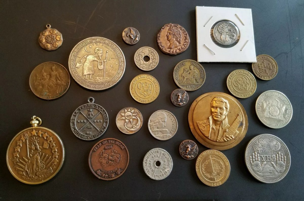 Token-Medal-And-Coin-Rescue!-What-Are-They-Worth?-Anything-Worth-My-Time?