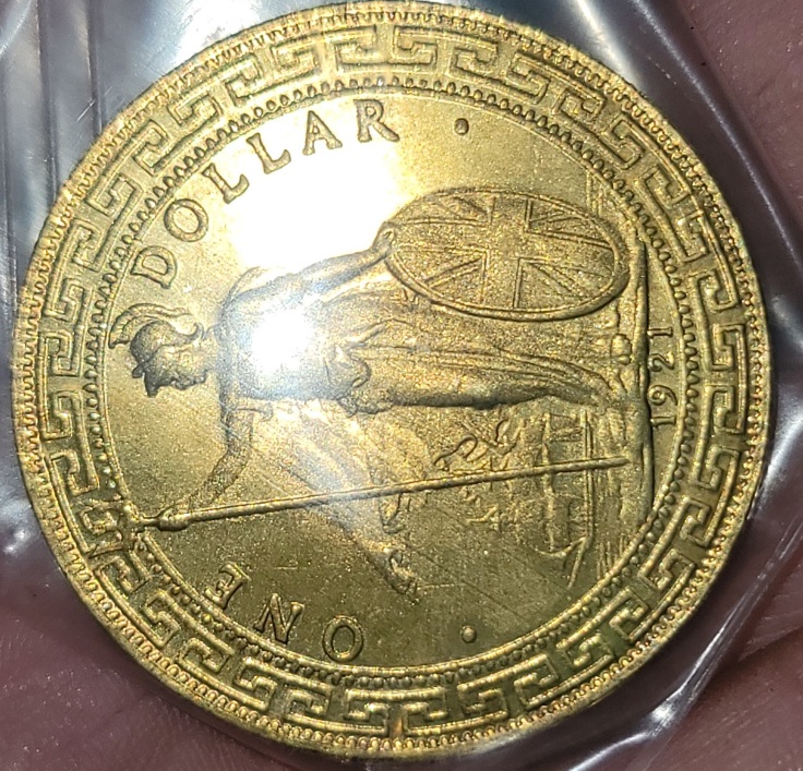 1921-British-Trade-Dollar-B-Mint-Mark-Plated-Or-Gold?