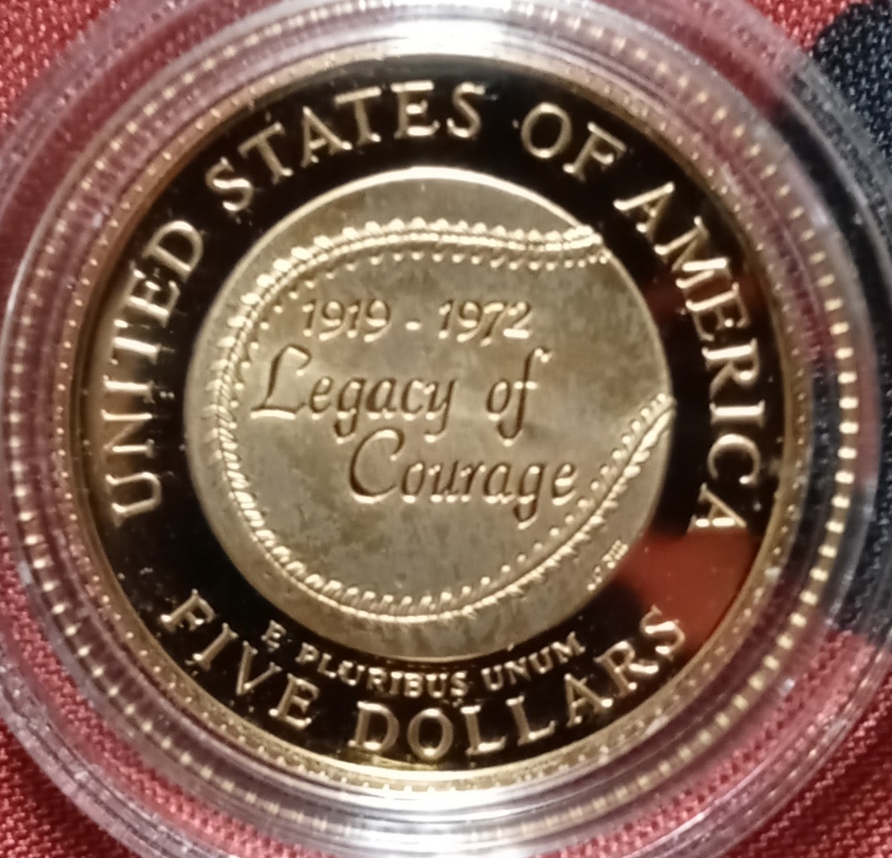 1997-Commemorative-Gold-Jackie-Robinson-$5-Dollars-Coin