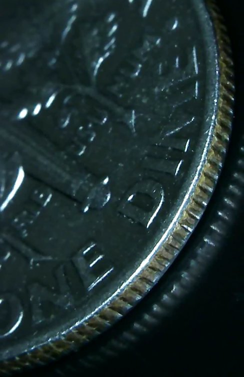 1986-P--Roosevelt-Dime.-Railroad-Rim,-Crack-Along-Edge.