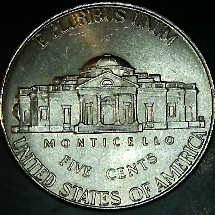 2019-P-Jefferson-Nickel-With-A-Nice-Interior-Die-Break/Gouge.--DDR?
