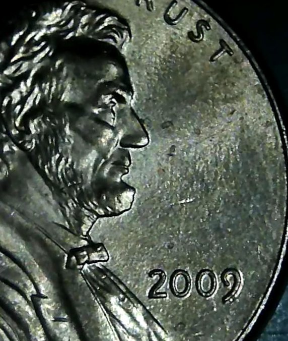 2009-P-Professional-Life-Cent.-Rim-To-Rim-Die-Cracks/Break/-Doubled?