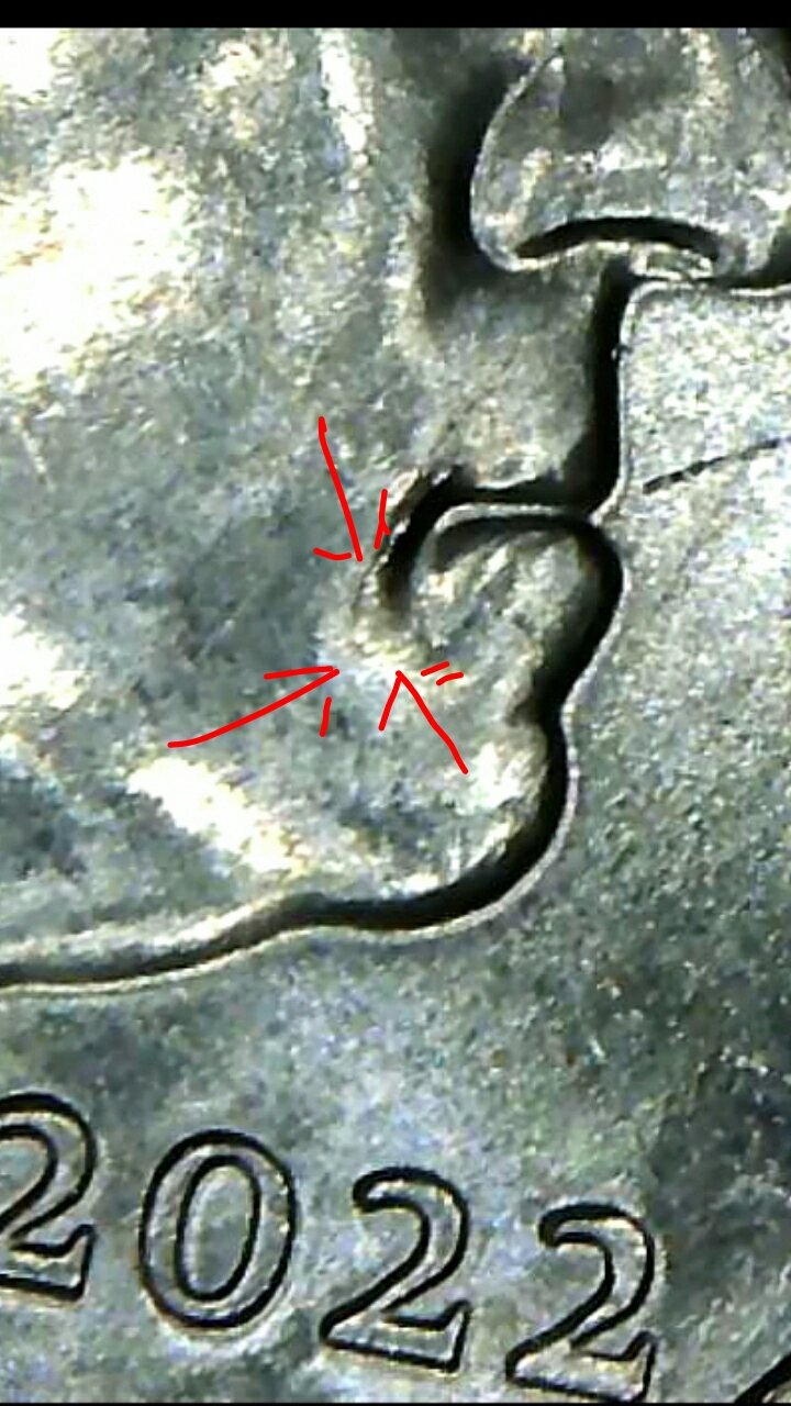 2022-P-Maya-Angelou-Quarter-Obverse-And-Reverse-Die-Chips/Gauges.-Clashing.-DDO-Or-R?
