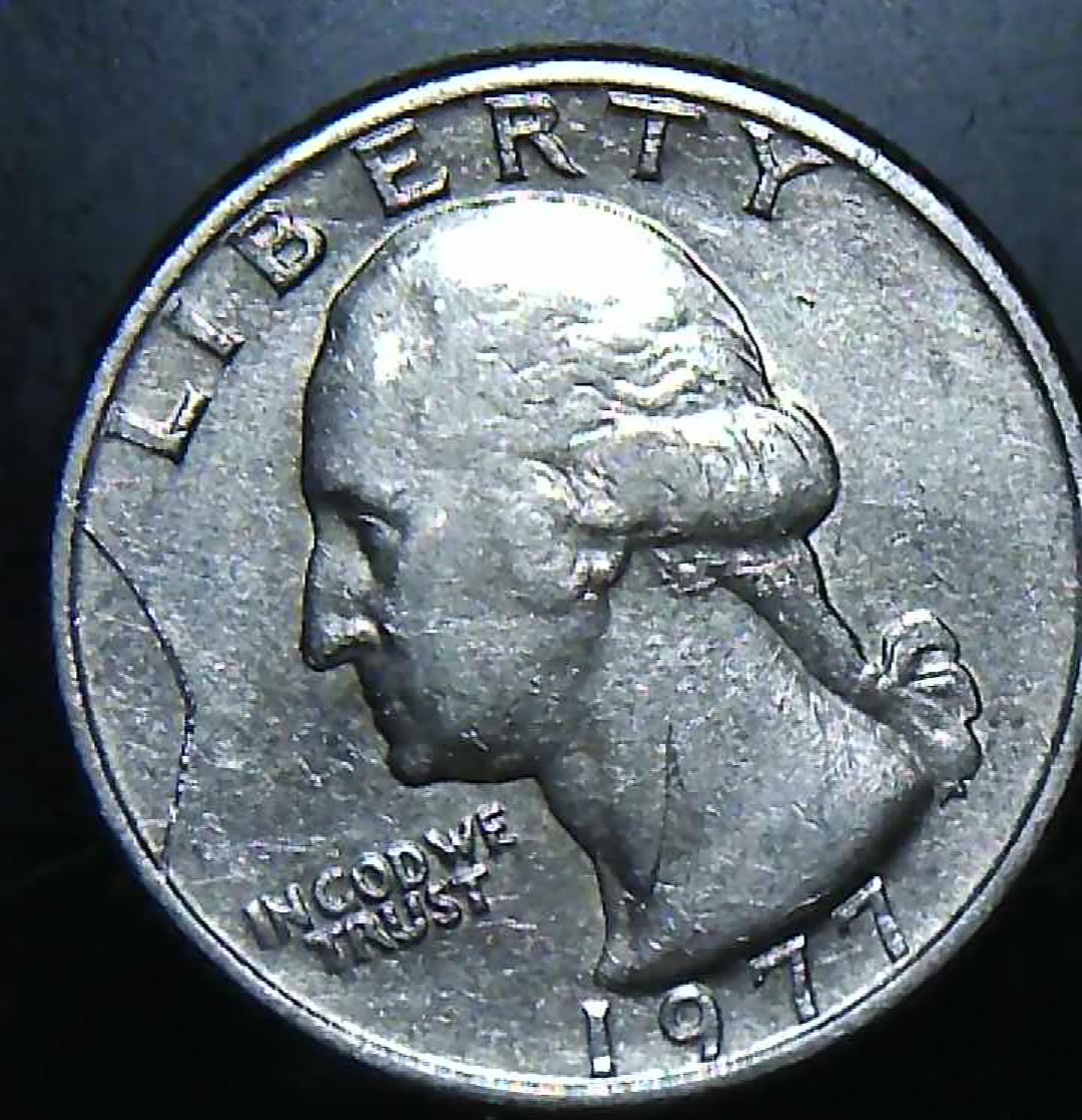 1977-P-Quarter-Rim-To-Rim-Die-Crack/-Pre-Cud-Or-Struck-Through?