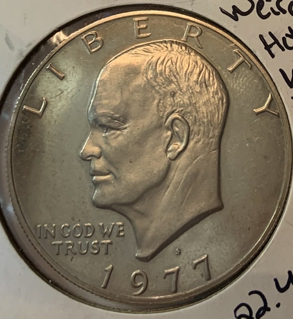 1977-Eisenhower-S-Weird-Hole-In-Head?-Looks-Like-A-Letter