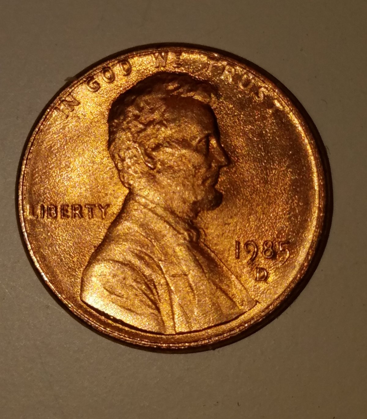 1985-D-Cent.--Beautiful-Coin.--Why-Does-It-Look-Different?-Grade?