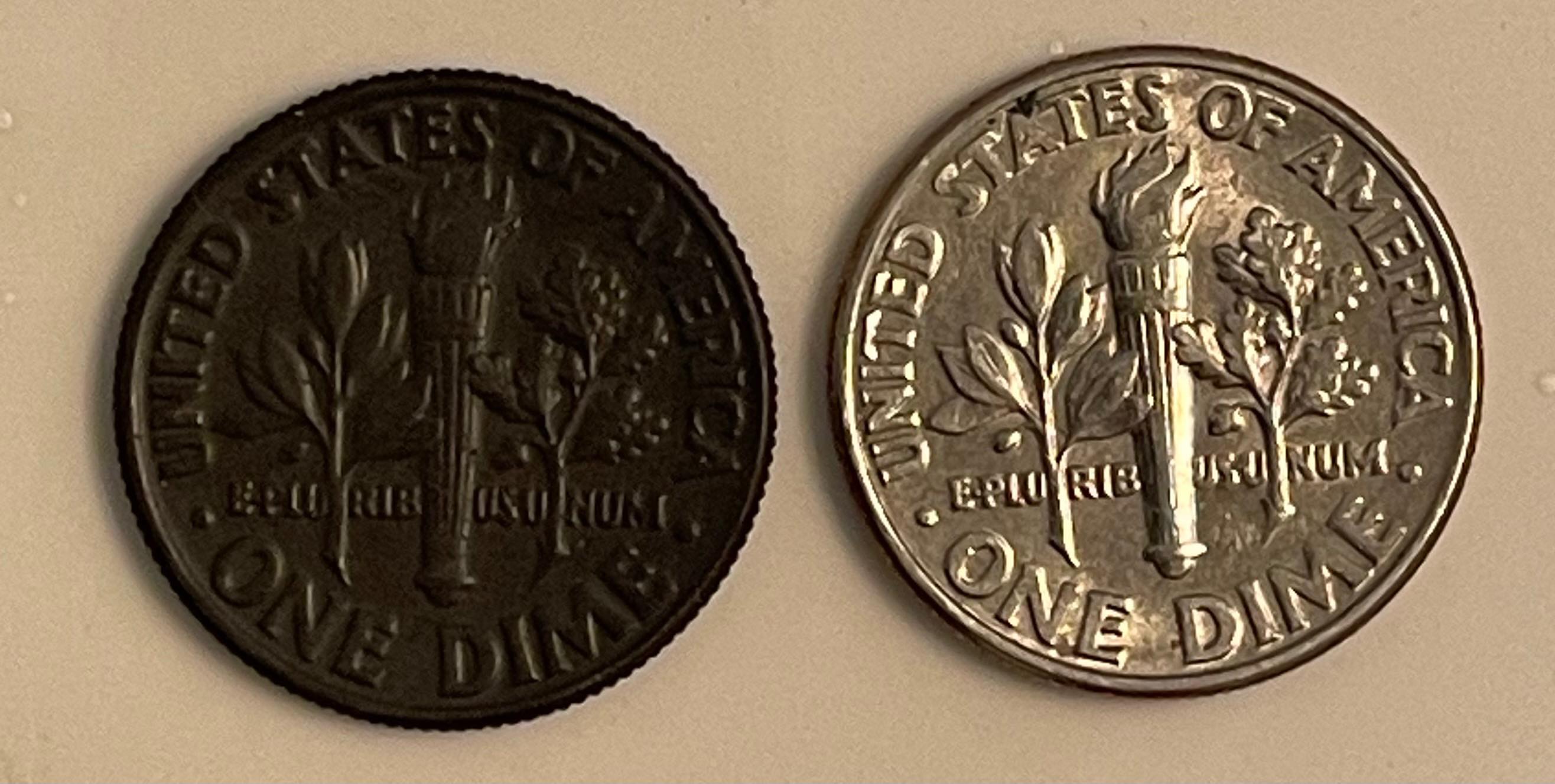 Blackened-1981-D-Dime