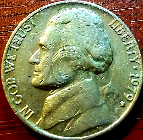 1979-D-Jefferson-Nickel-With-Swirl-On-Obverse