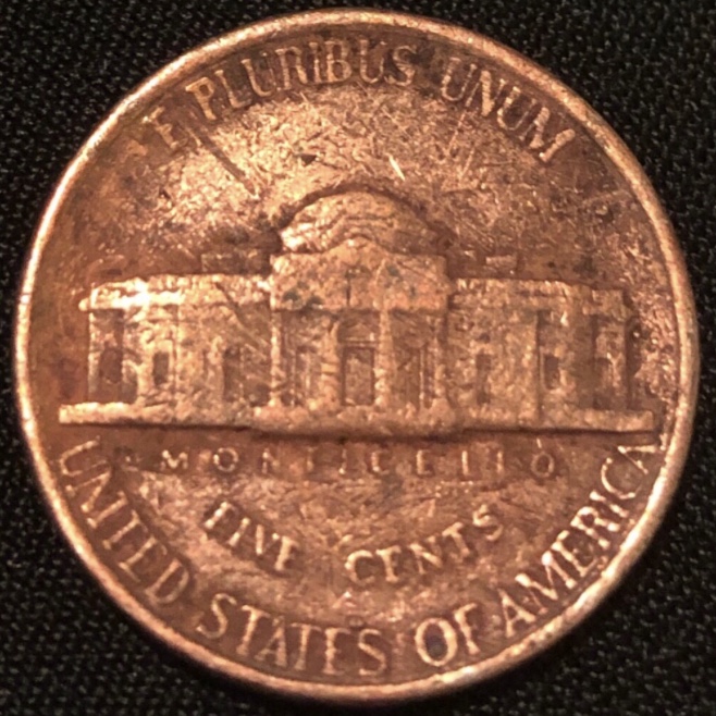 1984-D-Jefferson-Nickel-On-Copper-Planchet?