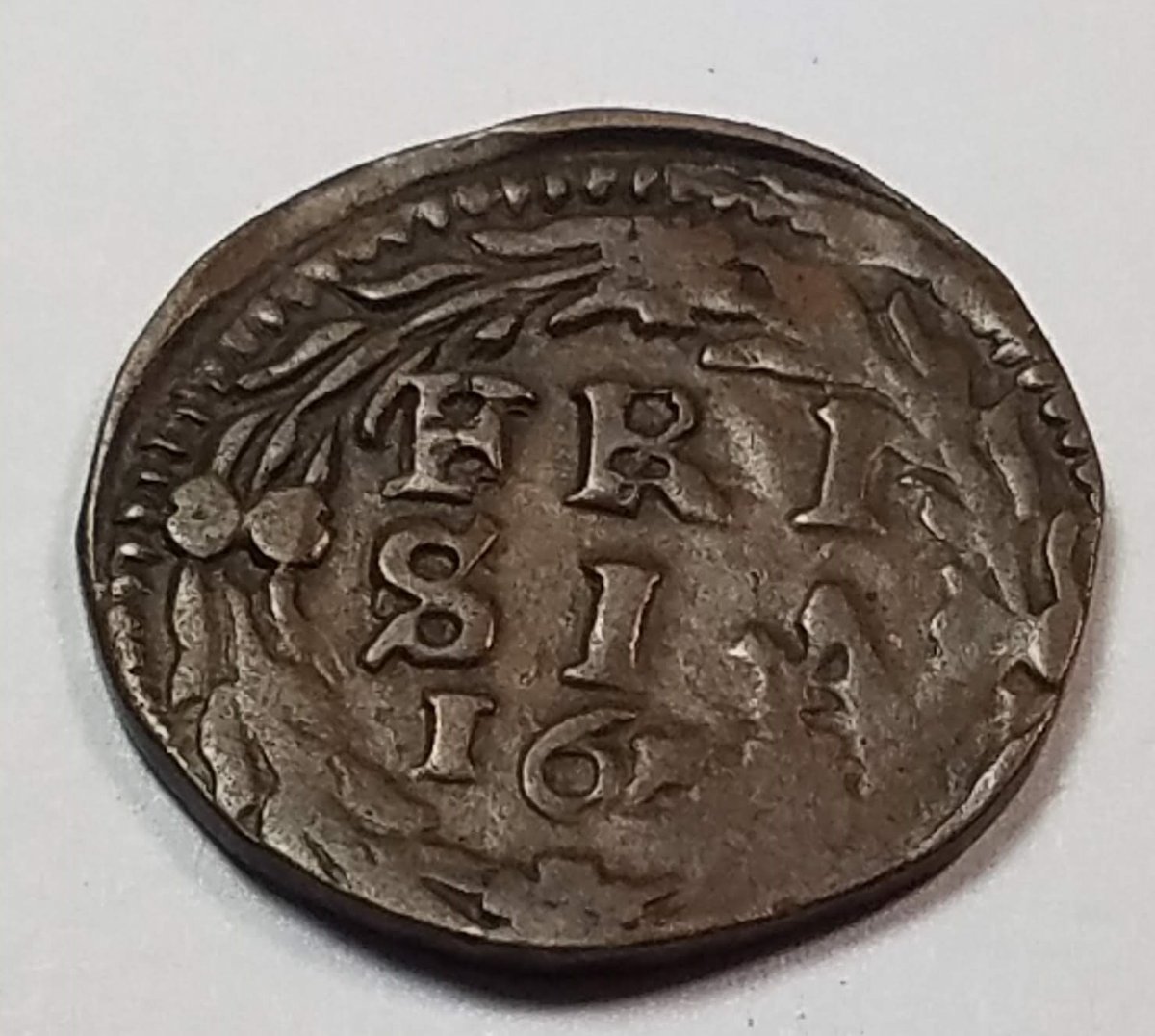 Unknown-European-Coin---Copper-Lions-1653-?