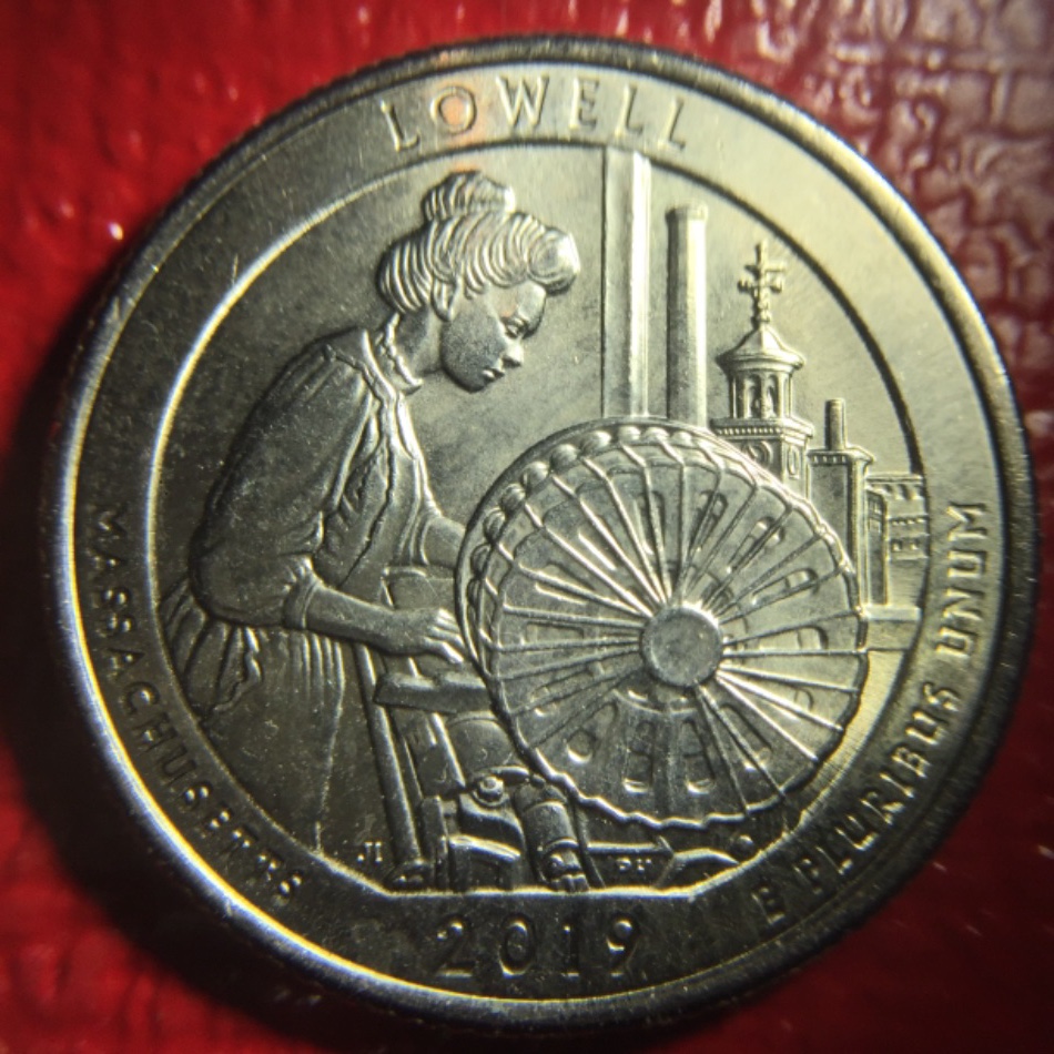 2019-P-Lowell-Quarter-With-A-Small-Donut-Like-Protrusion