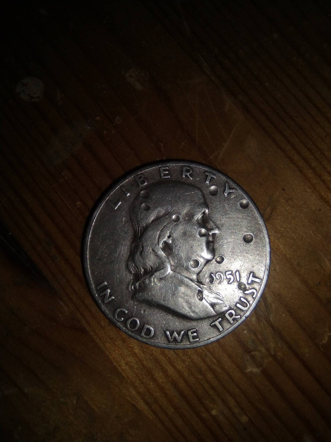 Rockwell-Hardness-Test-Are-Bb-Gun-1951-Franklin-Half-Dollar