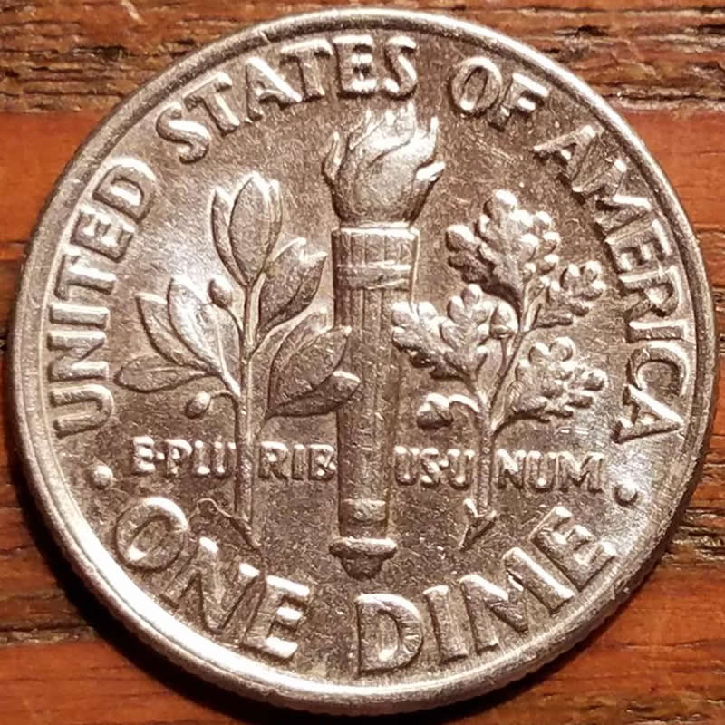 1996-Roosevelt-Dime-Cone-On-Forehead,-What-Is-It?-Error?