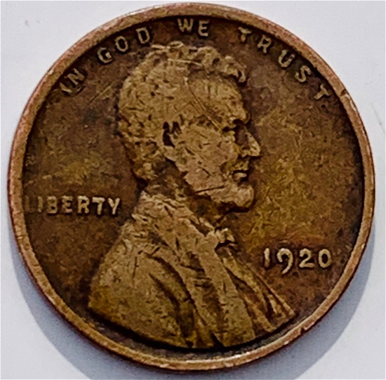 Newbie!-1920-Wheat-Penny-Error-Vs-Damage?