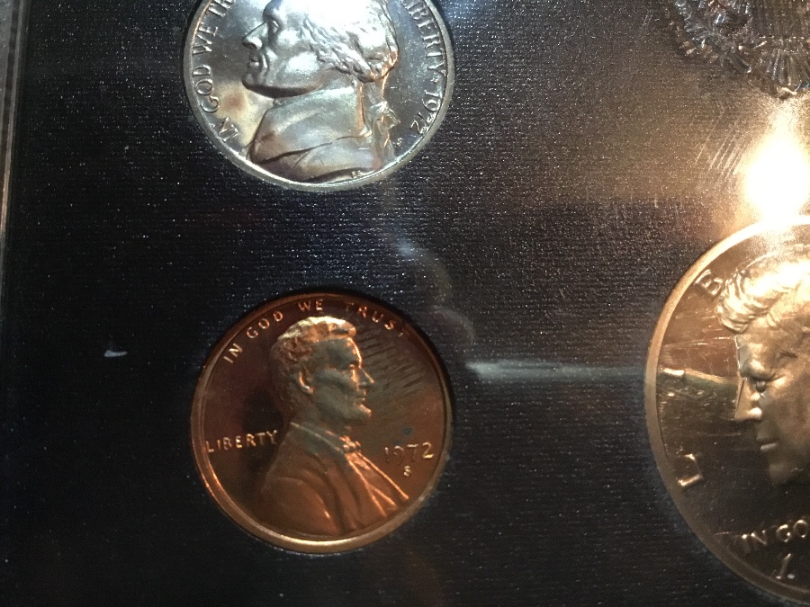 1972-Proof-Set-With-Fingerprint