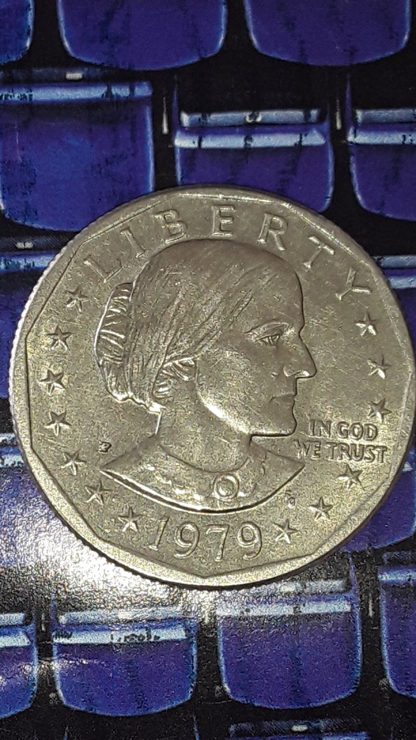 1979-P-Susan-B-Anthony-Dollar.--Eagle-On-Reverse