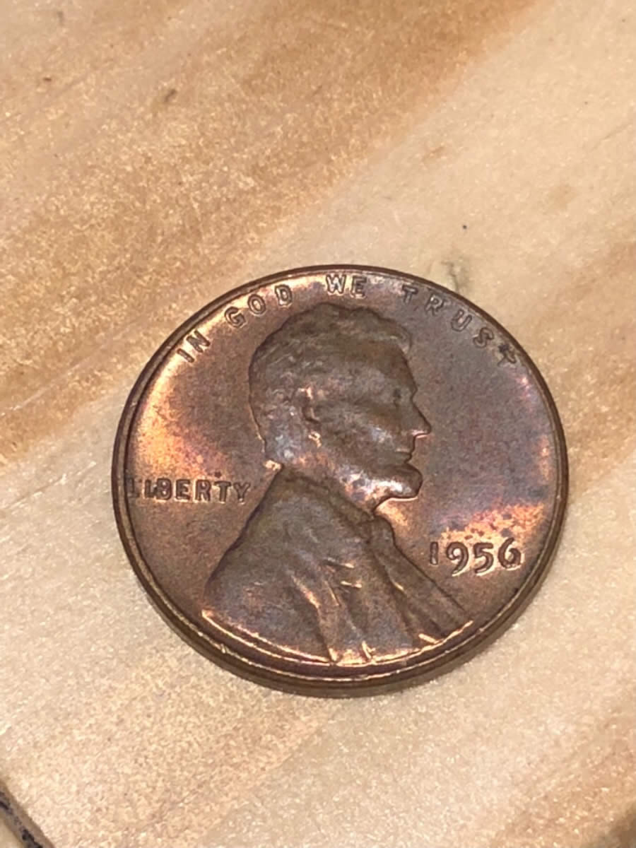 1956-Wheat-Cent-In-Pretty-Good-Condition