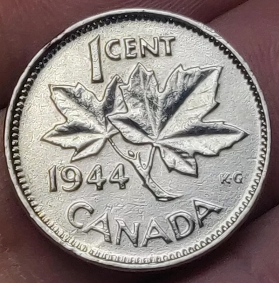 1944-Chrome-Looking-Penny,-Fake?