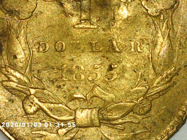 1855-Small-Head-Gold-Dollar-Coin