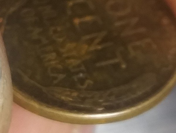 1955-S-Lincoln-Wheat-Cent-Strike-Through-On-Reverse-Right-Side