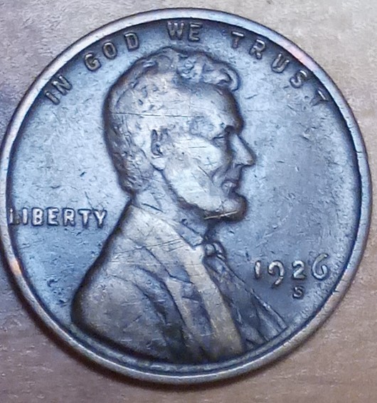 1926-S-Lincoln-Wheat-Cent-For-Grading