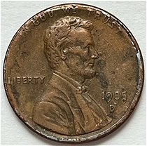 1985-D-Penny-Zero-Under-5-Error-?
