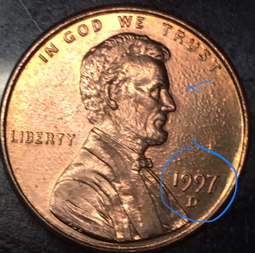 1997-Penny--Doubling-Around-His-Head,-Ear-Possibly-And-Collar-Area-And-Th
