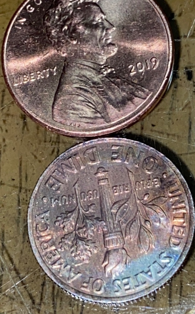 2014-Dime-Same-Color-As-A-Penny?--What-Is-This?