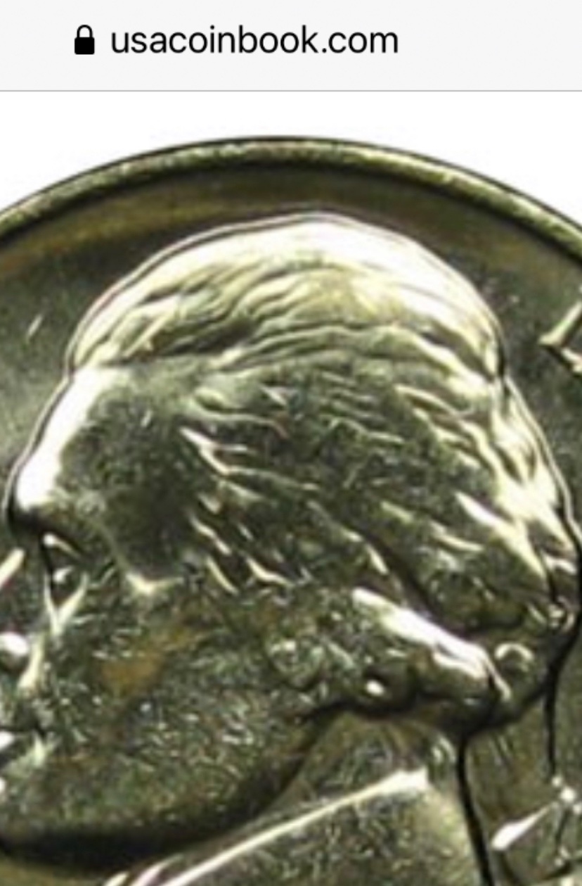 1991-D-Nickel-Looks-Like-He-Has-A-D-Carved-In-His-Neck