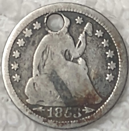 1853-Seated-Liberty-Half-Dime-With-Arrows--Holed--What-Do-Yo-Think?