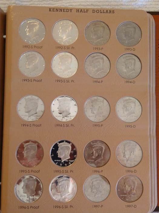 Dearborn's-8166---8167-Kennedy-Dansco-Albums---Complete!-With-Proofs