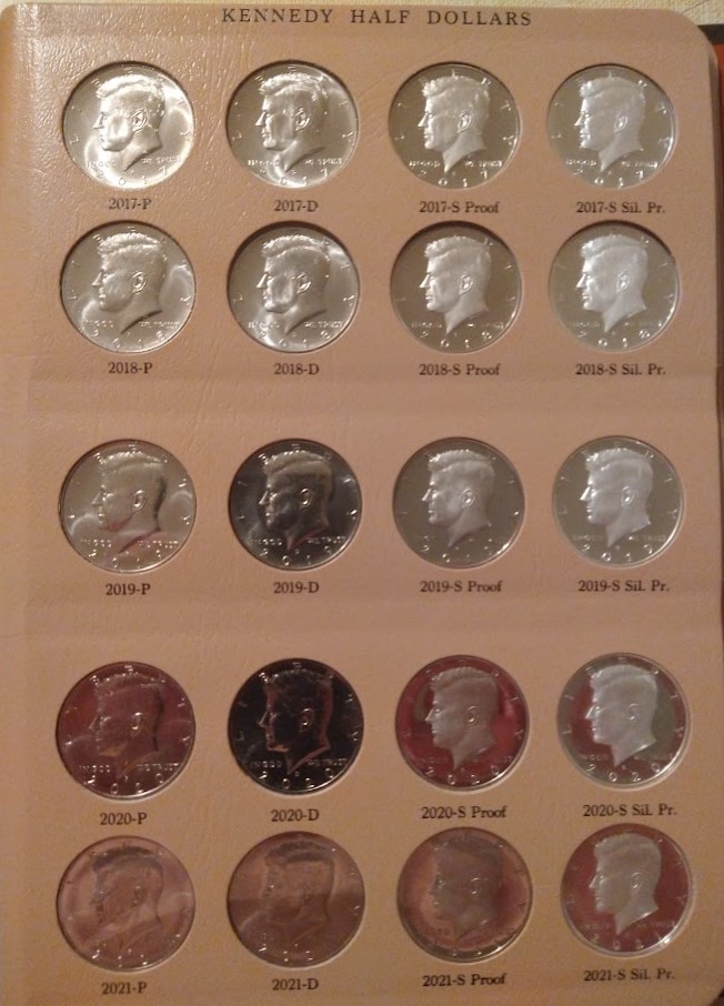 Dearborn's-8166---8167-Kennedy-Dansco-Albums---Complete!-With-Proofs