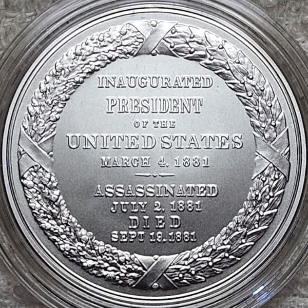 Presidential-Silver-Medal-Honoring-James-A.-Garfield-Available-On-April-30