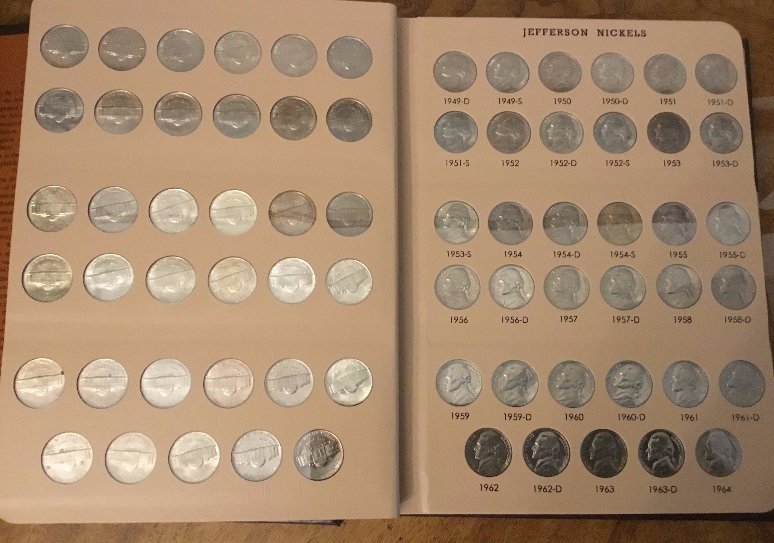 Jefferson-Nickel-Set-CAPS-V/S-Dansco---Photos