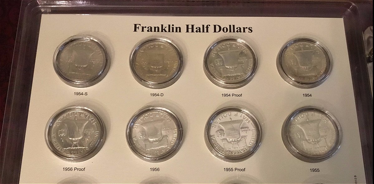 Franklin-Halves-W/-Proofs-CAPS-Album---Photos