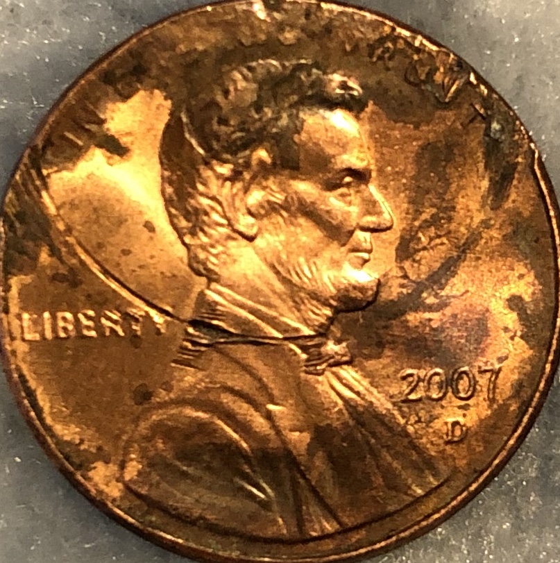 Major-Error-Coin?-2007-D-Lincoln-Penny.-Multiple-Errors
