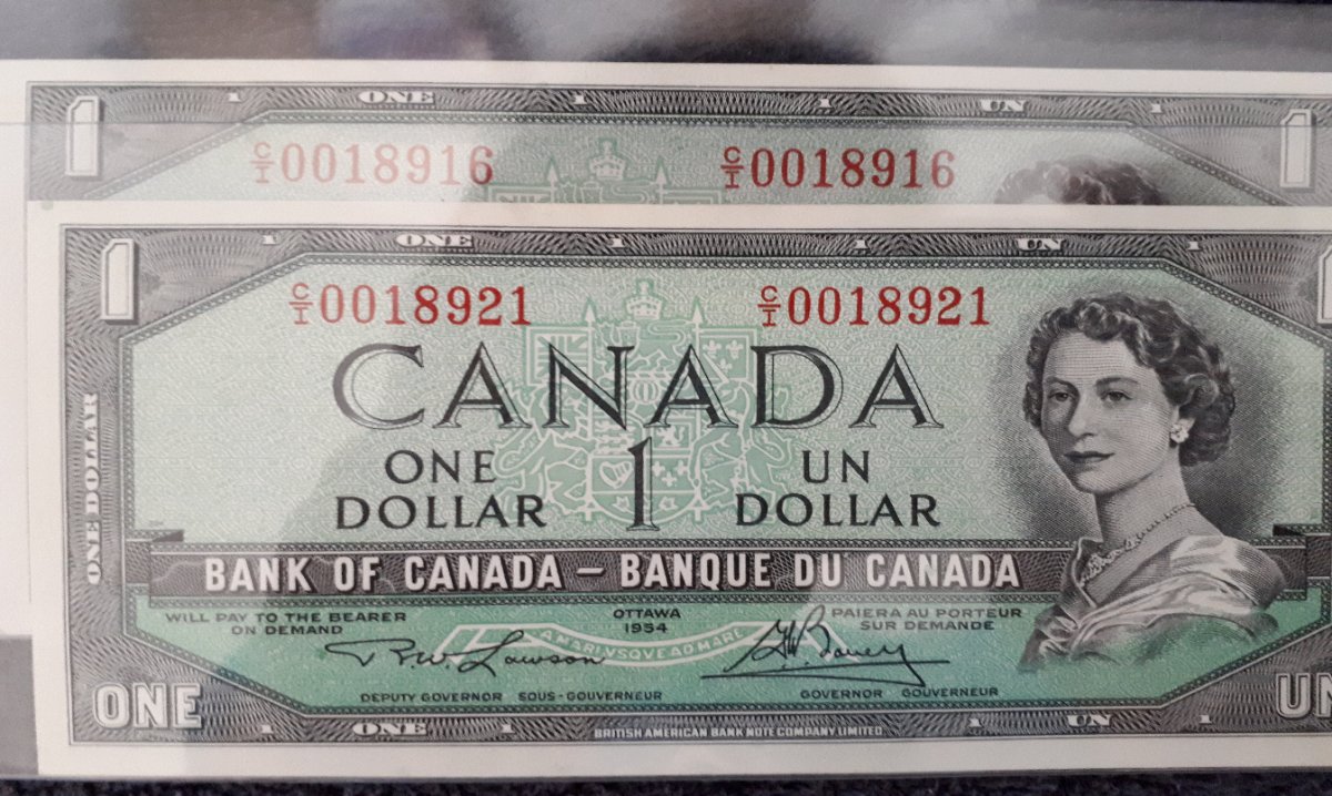 1954-1-Dollar-Bill-C/I-Serial-Number-Replacement