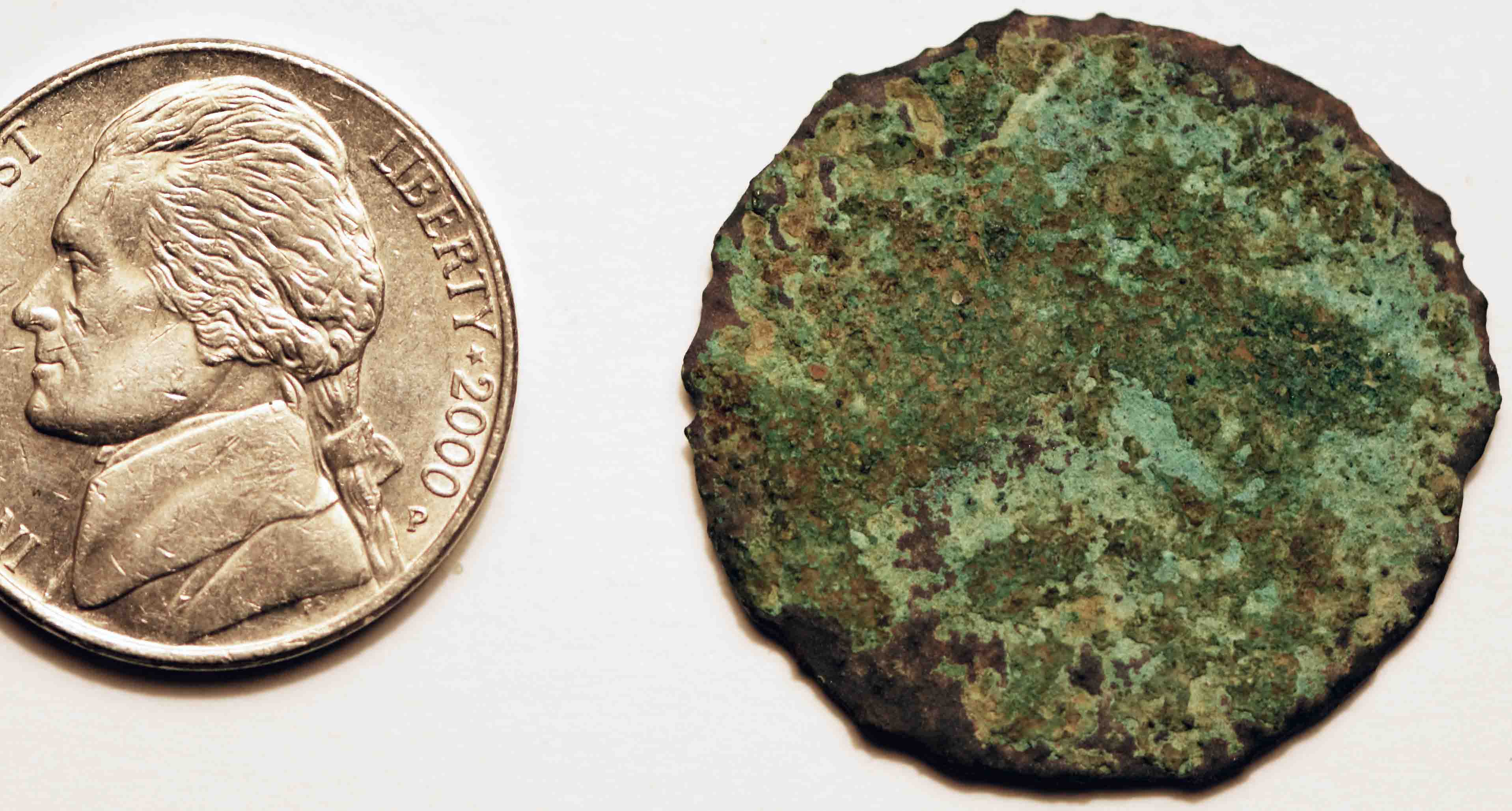 Another-Unmarked-Colonial-Coin-Found-With-Metal-Detector